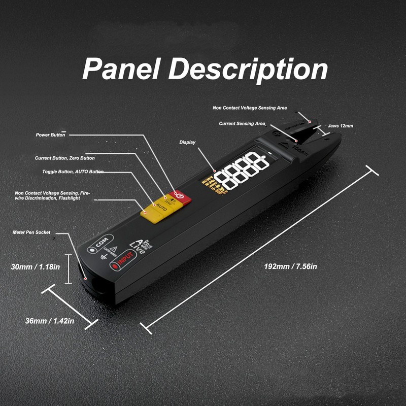 Clamp Multimeter Smart U Shape 3 in 1 High Accuracy