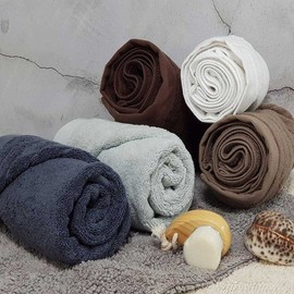 10 sheets hotel towels 200g rich thick luxury washcloth towel, rich/charcoal gray 10 sheets / 10장 호텔수건 200g 리치 두꺼운 고급세면 수건 타올, 리치/챠콜그레이10장