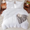 AveLom White Comforter Queen Size Set with Sheets - 7
