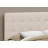 Monarch Bed Headboard Only Queen Size Bedroom Upholstered Linen Look