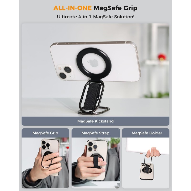 SUPERONE for MagSafe Phone Grip for MagSafe Kickstand Compatible with