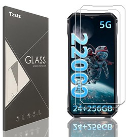 Tzstz For OUKITEL WP35 / OUKITEL WP33 PRO 6.6 Inch Tempered Glass Screen Protector Film 9H Hardness Anti-Scratch HD Screen Protector Pack of 2