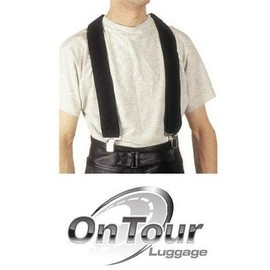 OnTour Motorcycle Universal Heavy Duty 2" Braces Black