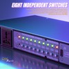 10 Outlet Power Conditioner, 3000W 1U Rack Mount Power Sequencer