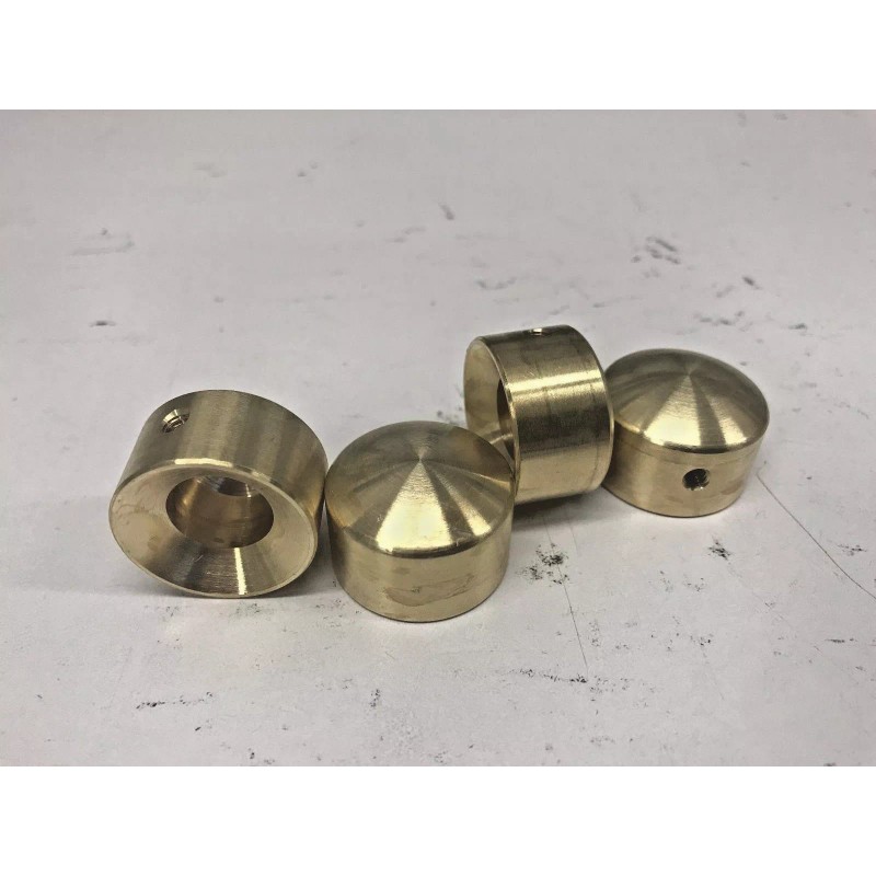 working class choppers SOLID BRASS DOMED HEAD BOLT COVERS harley