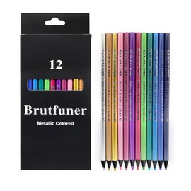 Diyxisk Colouring Pencils 12 Colours Colouring Pencils for Adults Set Pencils by Professional, Experienced Colour Artists, Wooden Pencils for Drawing