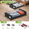 YAASHEEN YAASHEEN Under Bed Storage with Wheels, XXL 60L Under