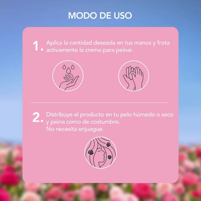 Crema Peinar Herbal Essences Suavidad Rosa Mosqueta 300