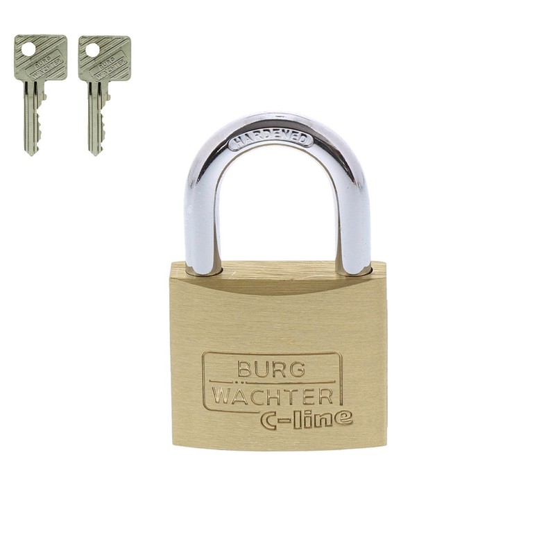 Burg Wächter C-Line 222 35 SB Padlock with 2 Keys