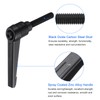 sourcing map 4pcs Clamping Lever Handles, M6 x 30mm Black