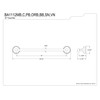 Kingston Brass BA1112C Victorian 18-Inch Towel-Bar, Polished Chrome