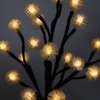 2pcs 20LED Solar Powered Fairy Lights Outdoor Dandelion Lamp Garden