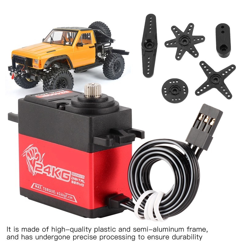 SURPASSHOBBY S2400BL 24KG Brushless Digital Servo Replacement for 1/8 RC
