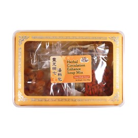 Herbal Circulation Enhance Soup Mix 靈芝田七湯料包 Soup Made Easy! 3-4 Servings 5.3oz