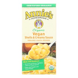 UD_Annie's Homegrown Organic Vegan Shells and Creamy Sauce Pasta Dinner-Case of 12-6 Oz.
