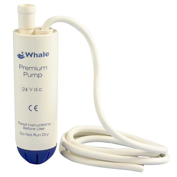 Whale Premium 24V Submersible Electric Pump - White, 13 Litres