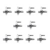 feedal Pack of 10 Disposable Air Valve Mouth Valve Distributor