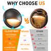 CLOUDY BAY [6 Pack] 3CCT Low Voltage LED Deck Lights