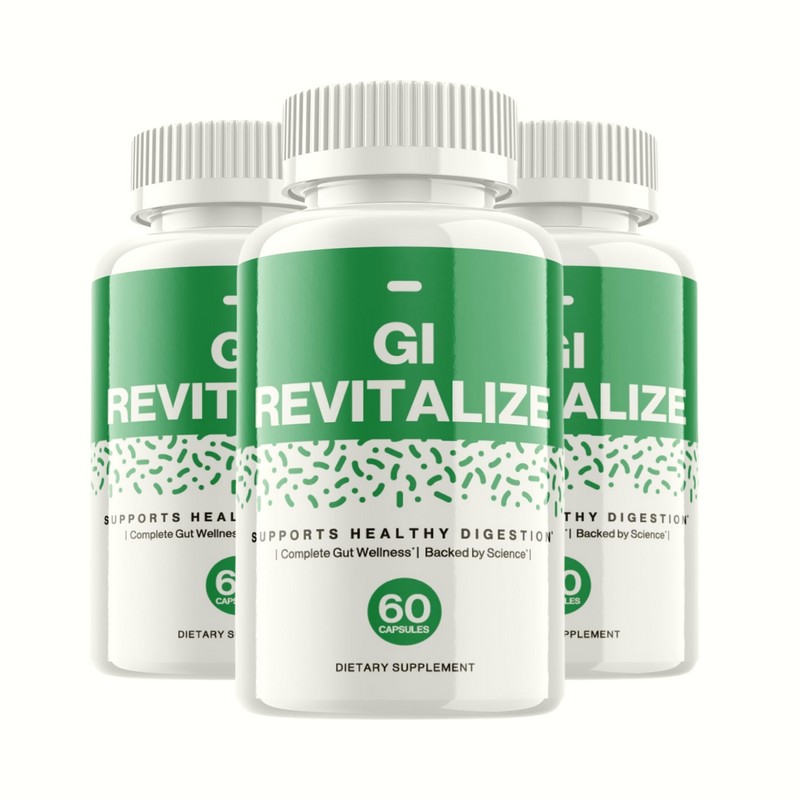 GI Revitalize 3-Pack GI Revitalize Supports Digestive Health Supplement -