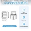 PATIKIL 4 Pcs Stainless Steel Spacers, 12mm ID x 16mm
