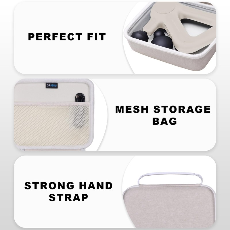 DR·AMIU Massage Case Compatible with TheraGun Relief Handheld Percussion Massage