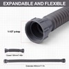 Sink Drain Kit, 1-1/2 Inch Expandable Flexible P-Trap 7.5 Inch