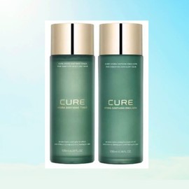 Kim Jeong-moon Aloe Cure Hydra Soothing Toner 130ml + Emulsion 130ml 2 basic types / 김정문알로에 큐어 하이드라 수딩 토너 130ml + 에멀전 130ml 기초 2종