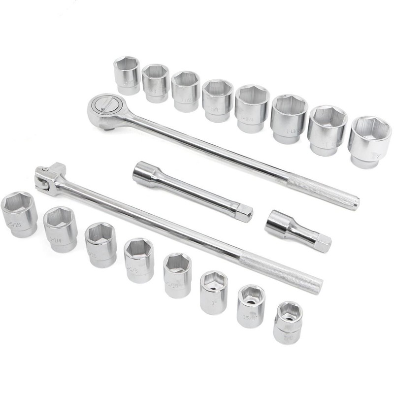 Stark USA 21 Pieces Socket Set 3/4-Inch Drive Wrench 6-Points