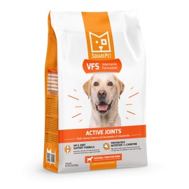 SquarePet VFS Canine Active Joints Formula, Turkey, Green Lip Mussels, Eggshell Collagen, High Protein Diet 4.4 lbs