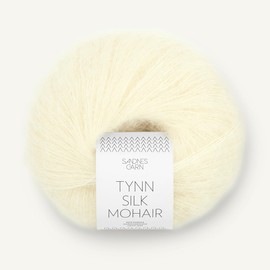 SANDNES GARN Tynn Silk Mohair – Colour: Lemon Icing (2009) – 25 g/Approx. 212 m Wool