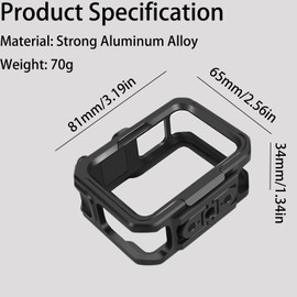LILITURF Aluminum Strong Case for Gopro