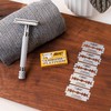 BIC Chrome Platinum, Double Edge Safety Razor, Disposable Single Blades,