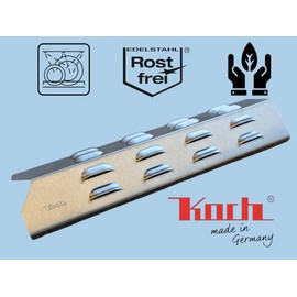 Koch #24 High Quality Flame Distributor Suitable for Enders and Aldi 368 x 102 mm Flame Plate Burner Cover Drip Protection Stainless Steel V2A Thickness 1.25 mm 500 g Solid Quality Made in Germany