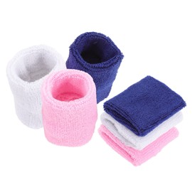 6pcs Sports Sweatbands - Running Arm Band, Soccer Ball Wrist Leash, Sweat-Absorbent Basketball Bands for Kids and Teens