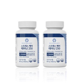 1+1 stress relief, mental and physical stability, theanine sleep supplement, [1+1] 2 pcs. / 1+1 스트레스 긴장 완화 심신안정 테아닌 수면 숙면 영양제, [1+1]2개