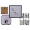 OOTB Peg Box for Plastic, Ca. 30 x 30 cm, incl. 145 Letters and Numbers, White, 30x30cm