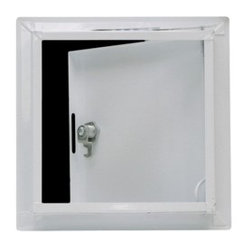 Access Door 12" X 12" Steel Access Panel Removable Door for Wall/Ceiling Application (Lock and Key) with Frame - [Outer Dimensions: 13" Width X 13" Height]