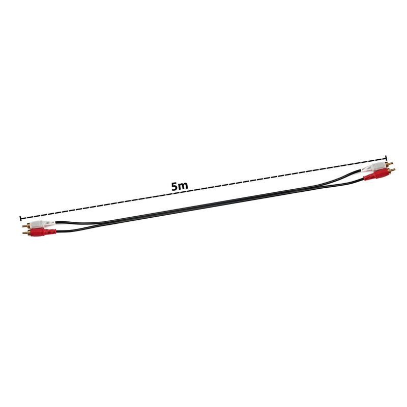 System-S RCA 2 RCA Cable 5 m Male to Male