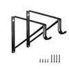 HOME MASTER HARDWARE Heavy Duty Closet Rod Brackets 2 Pack,