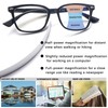 CLASAGA Progressive Multifocus Reading Glasses for Women Men, Blue Light