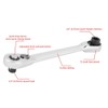 Professional 1/4" Inch Mini Ratchet Wrench 72 Teeth Drive Ratchet