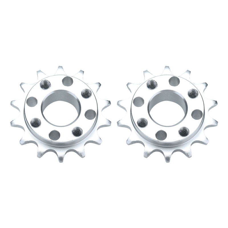 2Pcs Sprocket Gear Aluminum Anodic Oxidation Gears for Robots Machinery