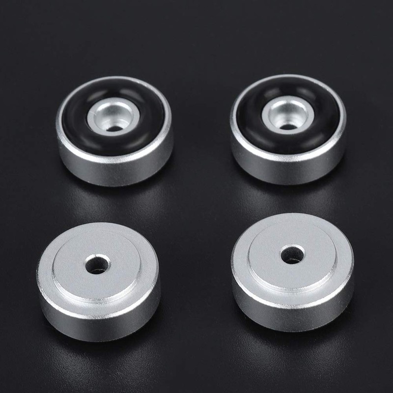 Speaker Isolation Feet Pad Stand, ASHATA Aluminum Alloy Cone Pad
