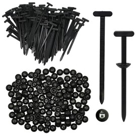 Nylon Universal Cable Tie Buckle: 50PCS Automotive Zipper Clips- Heavy Duty Self-Locking Zip Ties with Push-Button Clip and Pin Lock Design,Automotive Plastic Fasteners Tool for Auto/Car Repair