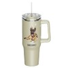 E&S Imports, German Shepherd 40 oz Tumbler with Handle and