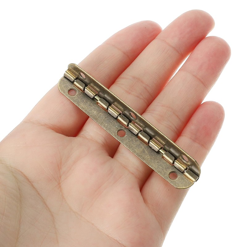 PATIKIL 4pcs Small Piano Hinges 2.6" x 0.6" Mini 90