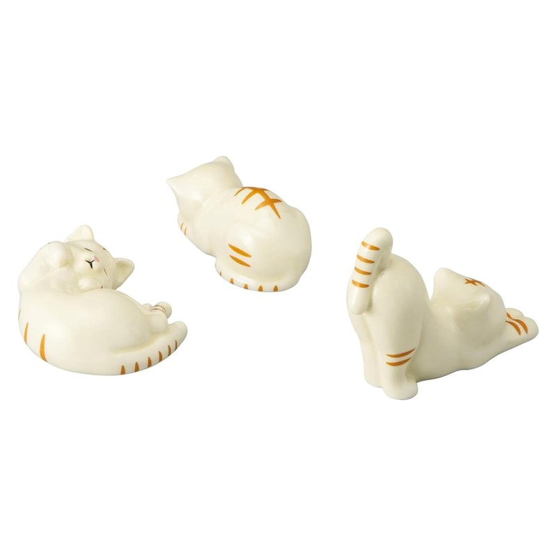 SAN4574 Cute Tableware, Toranekatsu Mainichi, Tiger Cat (Set of 3),