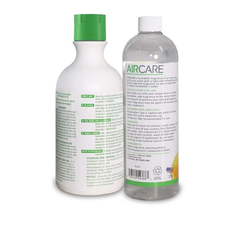 Lemon Fresh Humidifier Fragrance and Bacteriostat Combo Pack