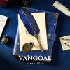 VANGOAL Vintage Carving Feather Pen Set, Glittering Quill Set Antique