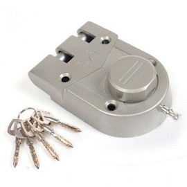 Daesang Metal Auxiliary Hex/Flat Key Lock for Fire & Security Doors Single Door